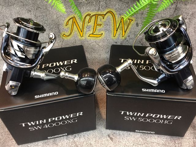 新商品】SHIMANOの 「TWIN POWER SW4000XG ＆ SW5000HG」が入荷しま 